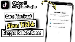 CARA MEMBUAT AKUN TIKTOK | CARA DAFTAR AKUN TIKTOK TERBARU