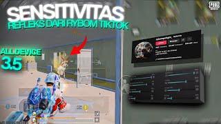 SENSITIVITAS PUBG MOBILE TERBAIK 2025  SENSI RYBOM TIKTOK PUBG TERBARU UPDATE 3.5 (NO RECOIL)