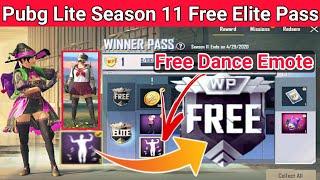 Get Free Season 11 Winner pass in Pubg mobile lite | Free AirDancer Emote, Free Fool Bagpack