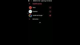 [problem solved]How to use Autofill in Mi a1 for default and third party  app