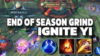 WildRift: This rune makes Ignite Master Yi even better! (Skin Giveaway)