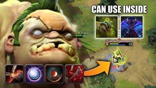 0 DEATHS CHALLANGE [Eat Me pudge] Dota 2 Ability draft