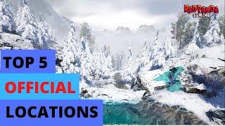 TOP 5 Genesis ARCTIC Biome Base Locations | OFFICIAL | ARK Survival Evolved