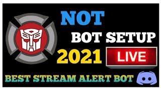 Setup Not Bot Discord | Stream Alert Bot 2021 | Youtube Live Notification Discord Bot