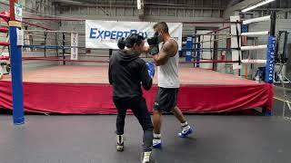 Quarter Pivot Rhythm - boxing defense footwork