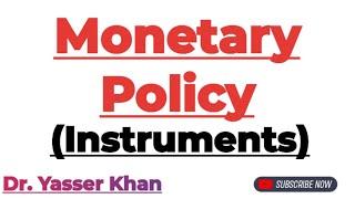 Monetary Policy | Instruments Of Monetary Policy | Economics | Macroeconomics | Money And Banking