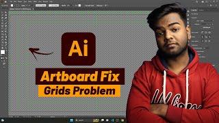 How to Fix Adobe illustrator Grids Art Board Problem Fix | Greens lines in Adobe illustrator