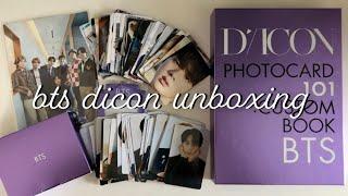  bts dicon 101 photocard binder unboxing