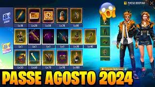 PASSE DE AGOSTO 2024 FREE FIRE (COMPLETO)