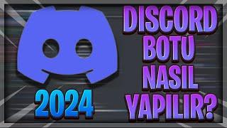 DİSCORD BOTU NASIL YAPILIR 2024 GÜNCEL - Discord Bot Yapma - Discord Bot Altyapı - Discord.js