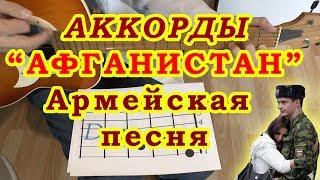 АФГАНИСТАН ШУМИТ СОСНА Аккорды  АРМЕЙСКАЯ  Разбор песни на гитаре  Гитарный Бой для начинающих