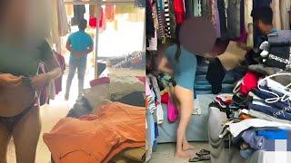 Delhi Palika Bazar Viral Video : Woman change clothes without a dressing room