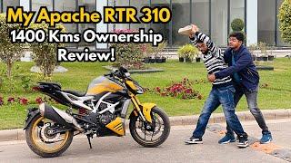 TVS Apache RTR 310 (1500 KMs) Unbiased Ownership Review | All Pros And Cons Of RTR 310 !!!