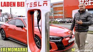 Nicht-Tesla-Fahrer Laden am TESLA Supercharger Mit AUDI, VW, BMW, BENZ etc.   Fremdmarke & Kosten