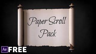 VIDEOHIVE PAPER SCROLL PACK TEMPLATE | Free After Effects Templates