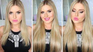 How To Clip In Hair Extensions!  Zala Hair Extensions Review