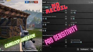 Pubg Mobile Emulator Sensitivity ADS+SETTINGS |No Recoil Pubg Mobile Gameloop Settings