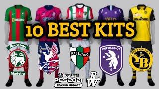 10 BEST KITS PES 2021 MOBILE - DLC UPDATES NO PATCH (2) | RW. PES