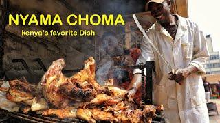 Kenyan Nyama choma in Nairobi city Market