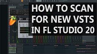 How To Scan FL Studio 20 For New VST Plugins | Tutorial