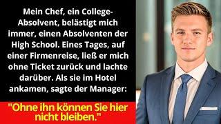 "Mein Chef mit Hochschulabschluss Hat Sich über Mich Lustig Gemacht. Er hat Mich Ohne…