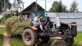 Мы как сурки всё в норку...   Сенокос/ Чеснок и аренда дома.