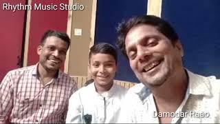 Rishu Babu Studio Recording Live Rhythm Music Studio Hindi Song Damodar Raao