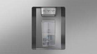 Come impostare il dispenser di un frigorifero side by side Samsung