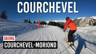 Skiing Courchevel-Moriond area in Les 3 Vallées