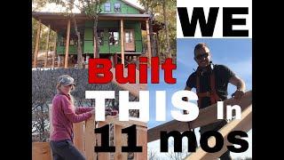 DIY Debt Free Cabin Build | From The Beginning To Now | 11 Months