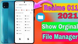 Realme C11 2021 Show Orginal File Manager 