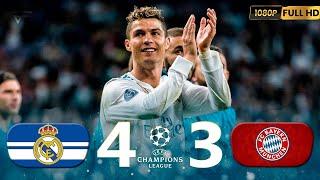 Real Madrid vs Bayern München (4-3 agg) UCL 2017-2018 / Semi Final / 1,2 Leg / All Goals & Highlight