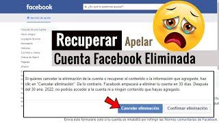 Cómo Recuperar un Facebook ELIMINADO ¿Es posible? Desde el móvil o PC