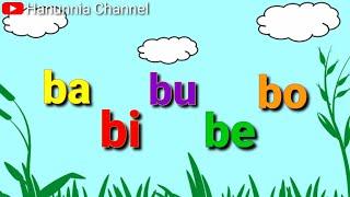 Belajar Membaca Anak Paud dan TK | Cara Cepat Belajar Membaca Huruf ABC | part 1