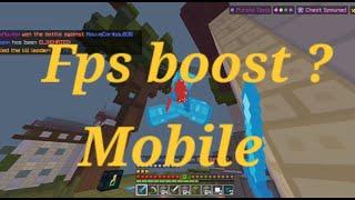 Tips for fps boost texture pack on mobile mcpe 1.19