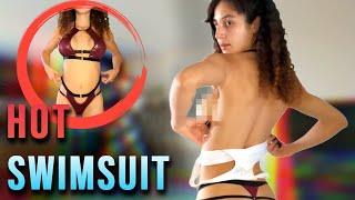  Stunning Swimsuit with Black Straps!  Jenny Taborda Review  Sofia Vlog