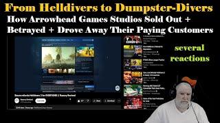 From Helldivers to Dumpster-Divers - How Arrowhead Games Studios Sold Out + Betrayed...