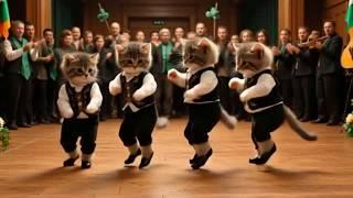 Cats in Ireland- Funny Cats Doing Human Things - Saint Patrick's Day!