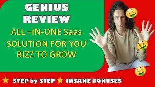 Genius Review️Grow your Business with The Ultimate Saas️ GENIUS  REVIEW + $4235 Bonus