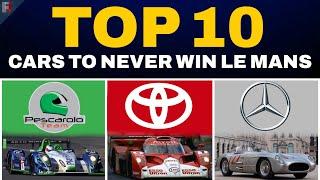 Top 10 Le Mans cars to NEVER win overall!