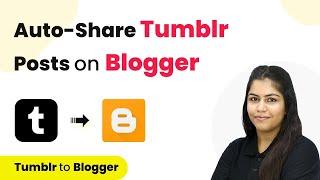 How to Share Tumblr Post on Blogger | Tumblr to Blogger