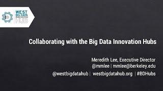 Collaborating with the Big Data Innovation Hubs