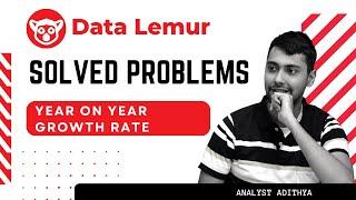 DataLemur Calculate YOY Growth Rate Solution | Wayfair SQL Interview Question | Analyst Adithya