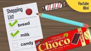 Making a Supermarket Shopping List - Easy English Mini Dialog With Captions in Part 2 of this Video