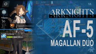 Arknights AF-5 Magallan x Perfumer duo clear - Tanking turrets with drones