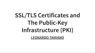 CNS Lab 05 – X.509 Certificates and the Public-Key-Infrastructure (PKI)