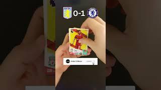 Predicting ASTON VILLA vs CHELSEA using PANINI ADRENALYN packs! #shorts