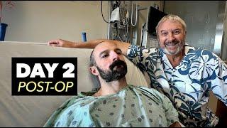 COLON CANCER POST-OP (Day 2) | It Was a Hard & Scary Day for My Son