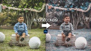 Orange and Teal Color Grading - Create Orange and Teal Effect in Photoshop - Photoshop #shorts
