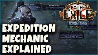 [POE 3.15] Expedition League Mechanic Explained - How To Plant Charges And How To Use Artifacts